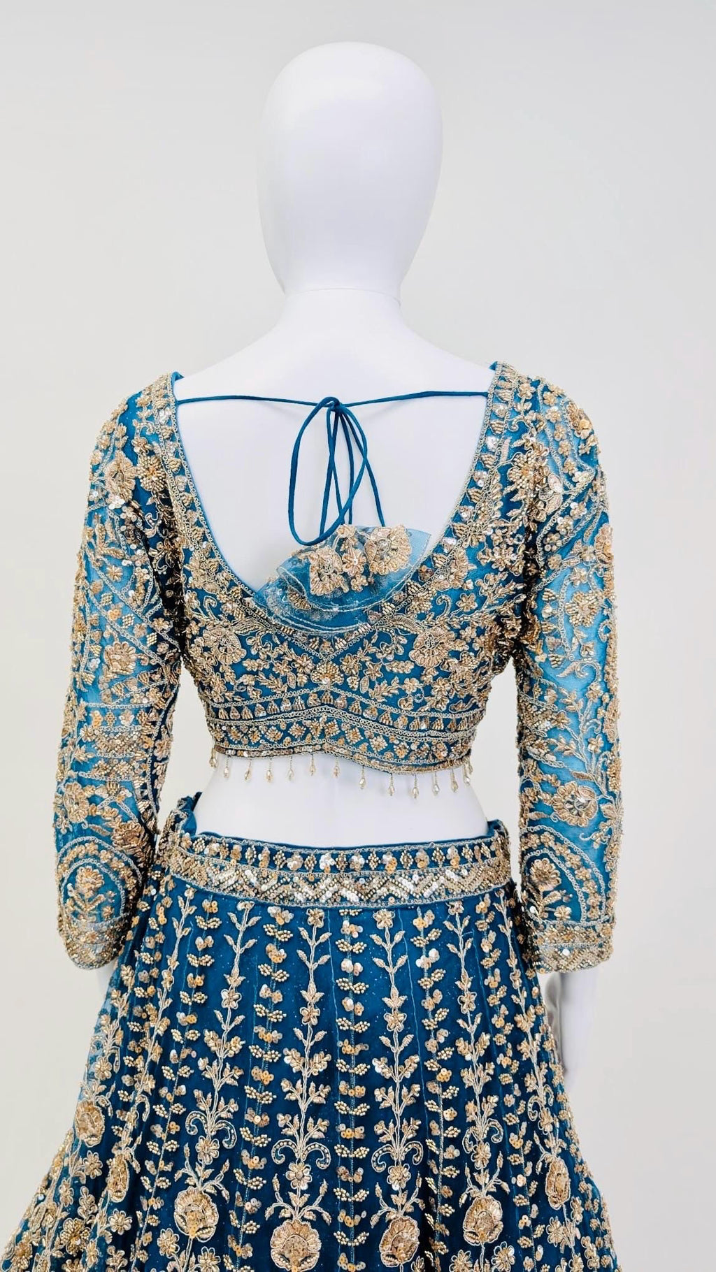 Blue Bridal Lehnga