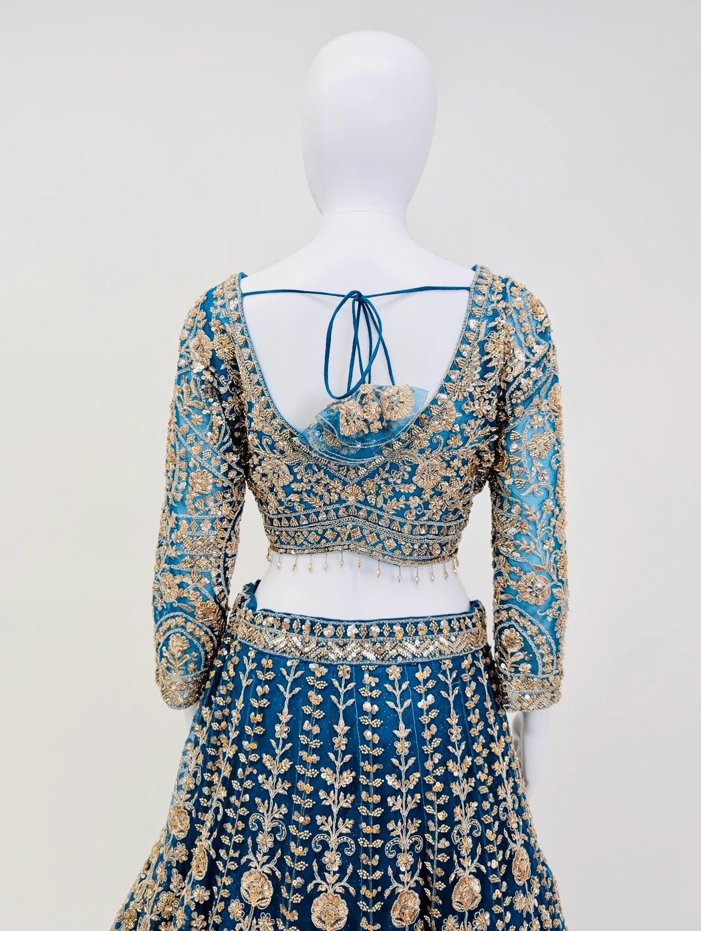 Dark Blue Bridal Lehnga