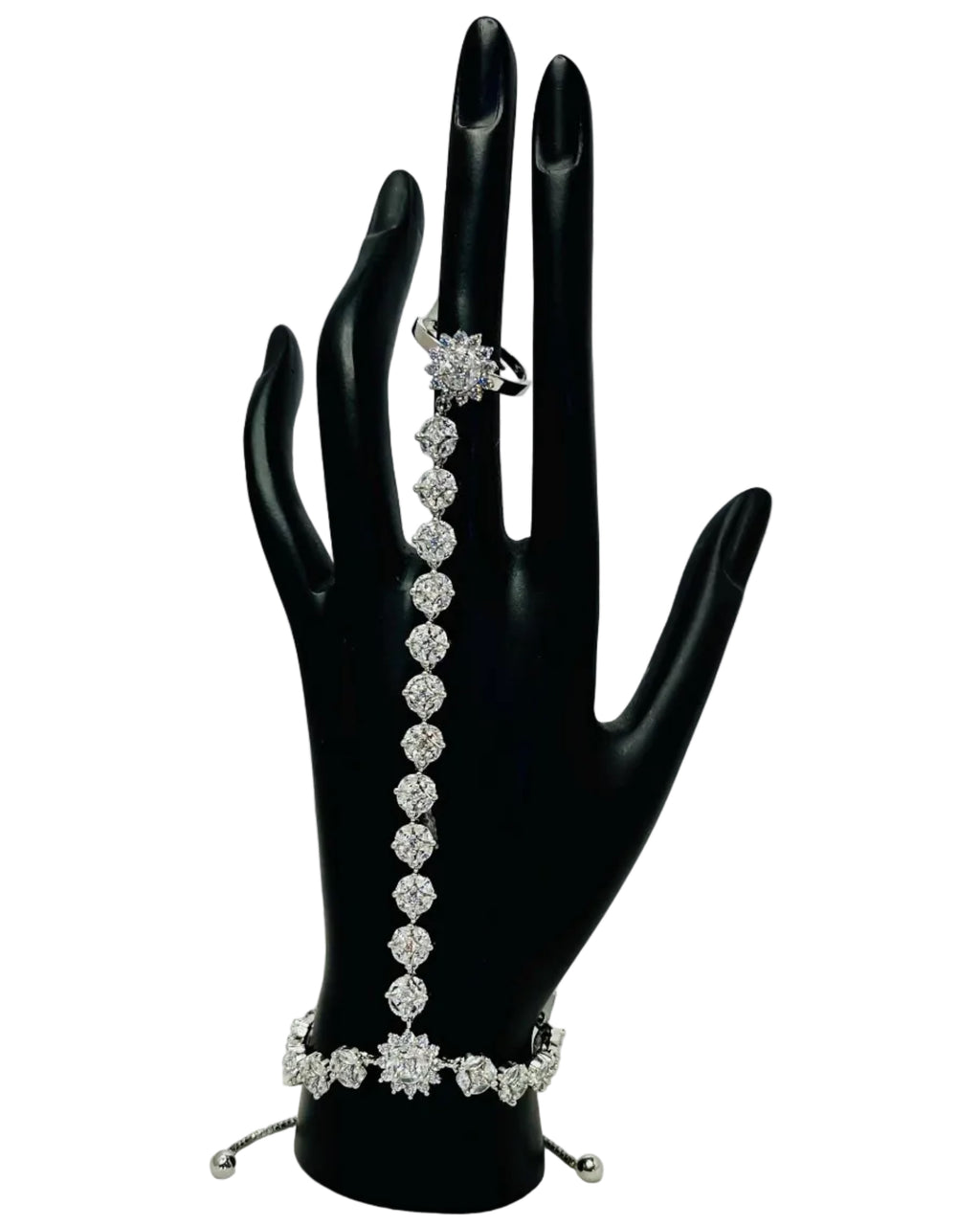 Silver Bracelet With Ring