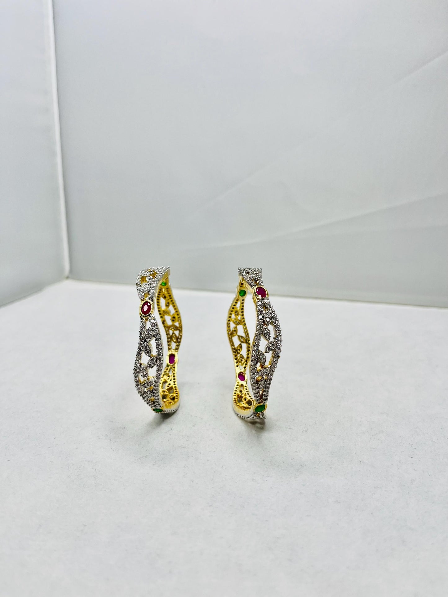 Crystal Diamond Stone Bangles