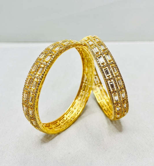 Golden Stones Bangles