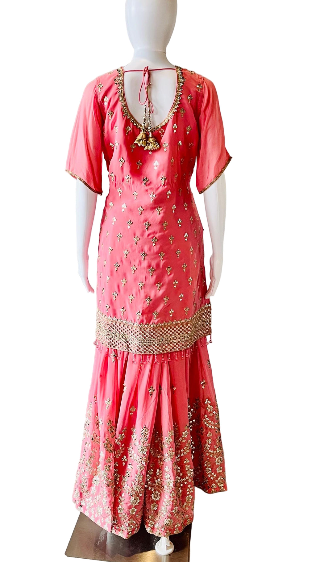 Pink & Gold Palazzo Set