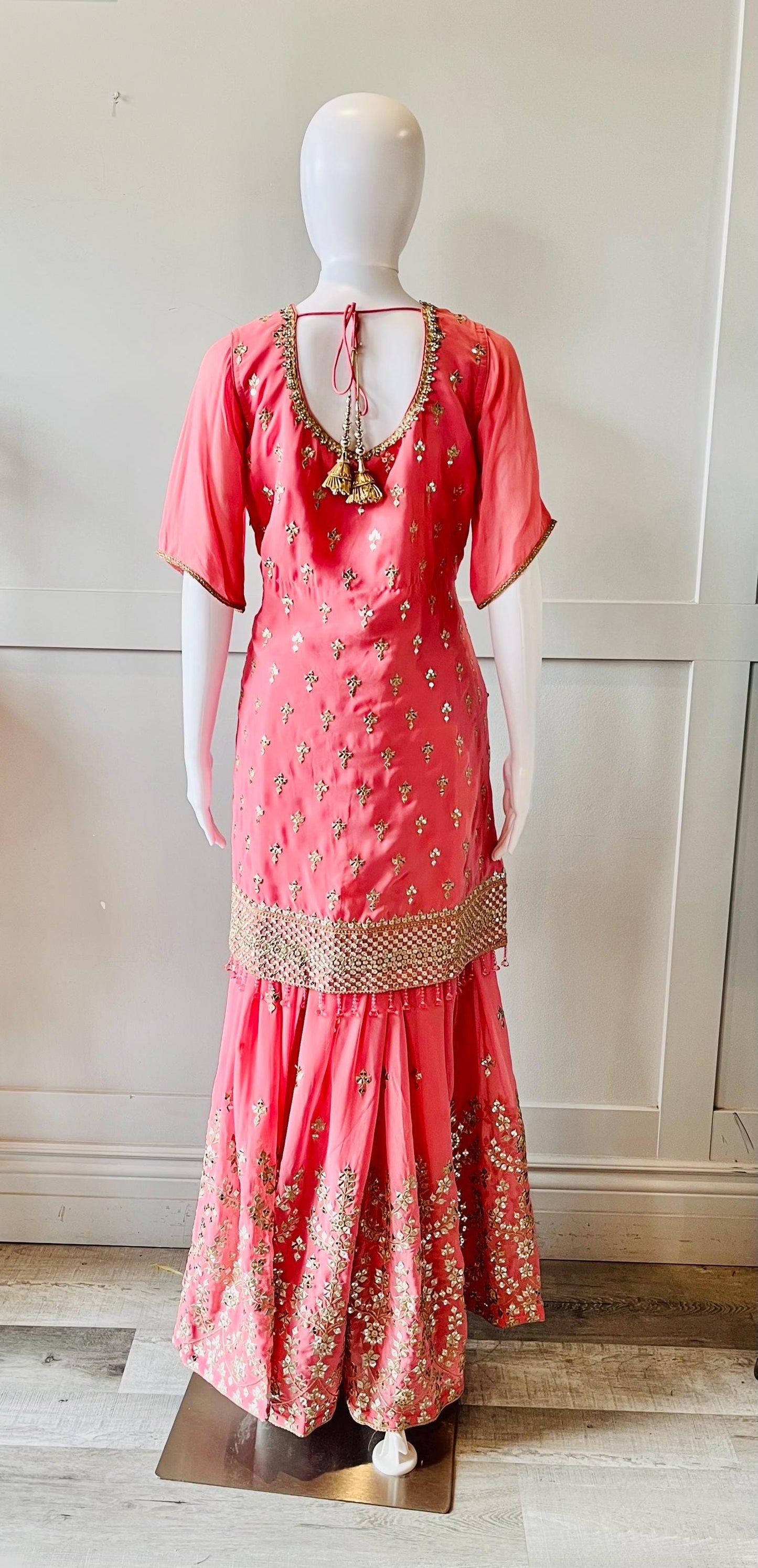 Pink & Gold Palazzo Set