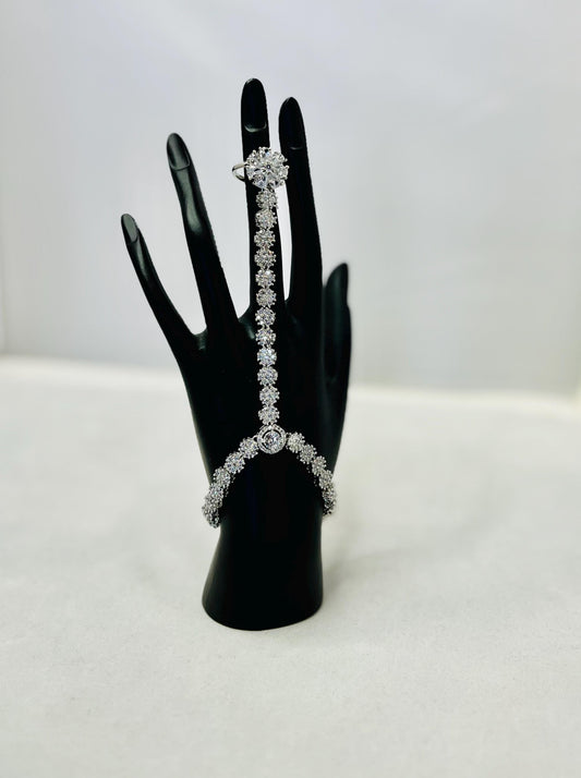 Hand Bracelet with Ring