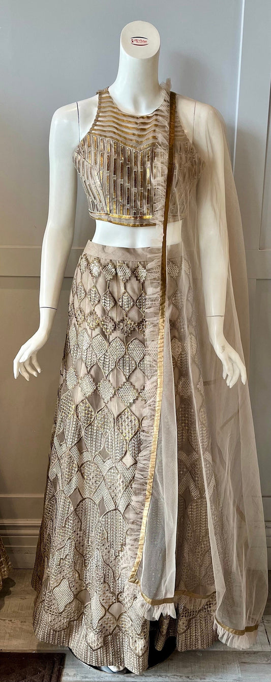 Sequin Grey Lehnga