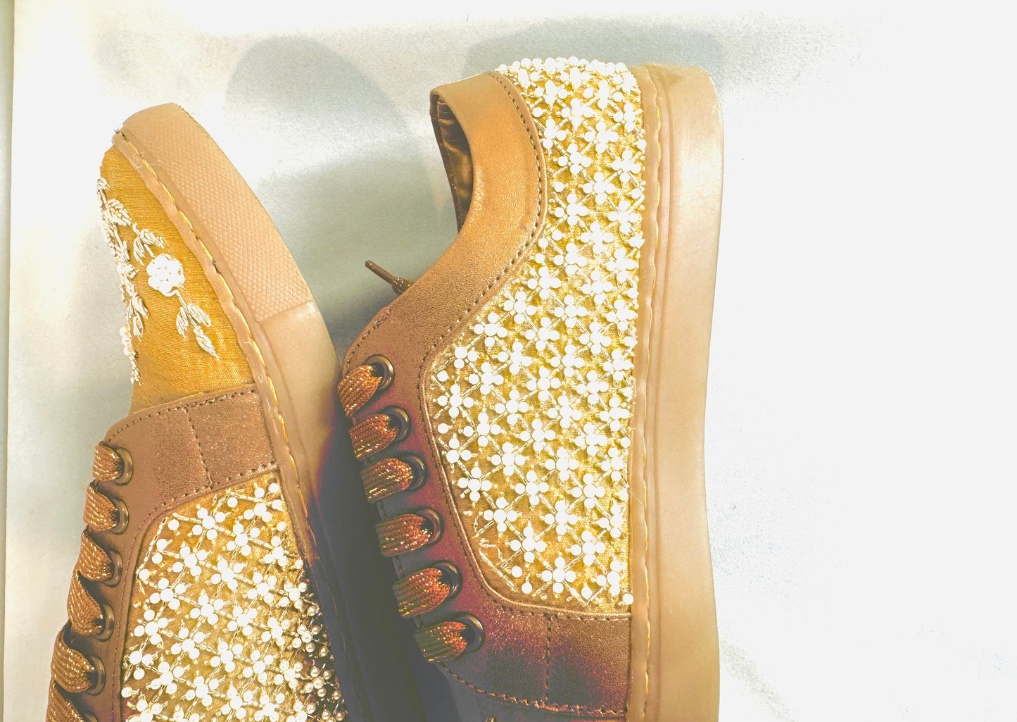 Fancy Golden Sneakers