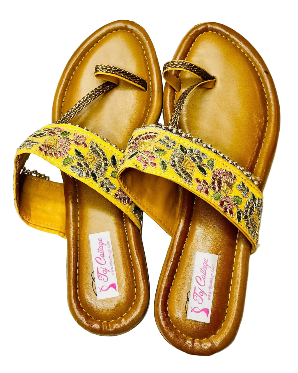 Gold & Yellow Sandals