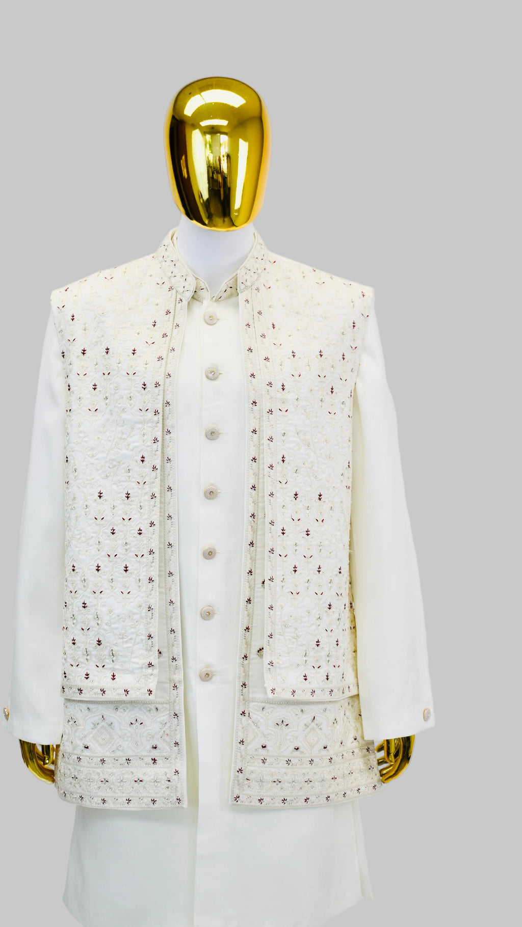 Ivory Indo-Western Set
