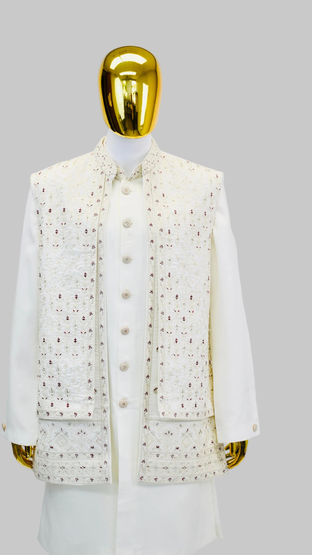 Ivory Indo-Western Set