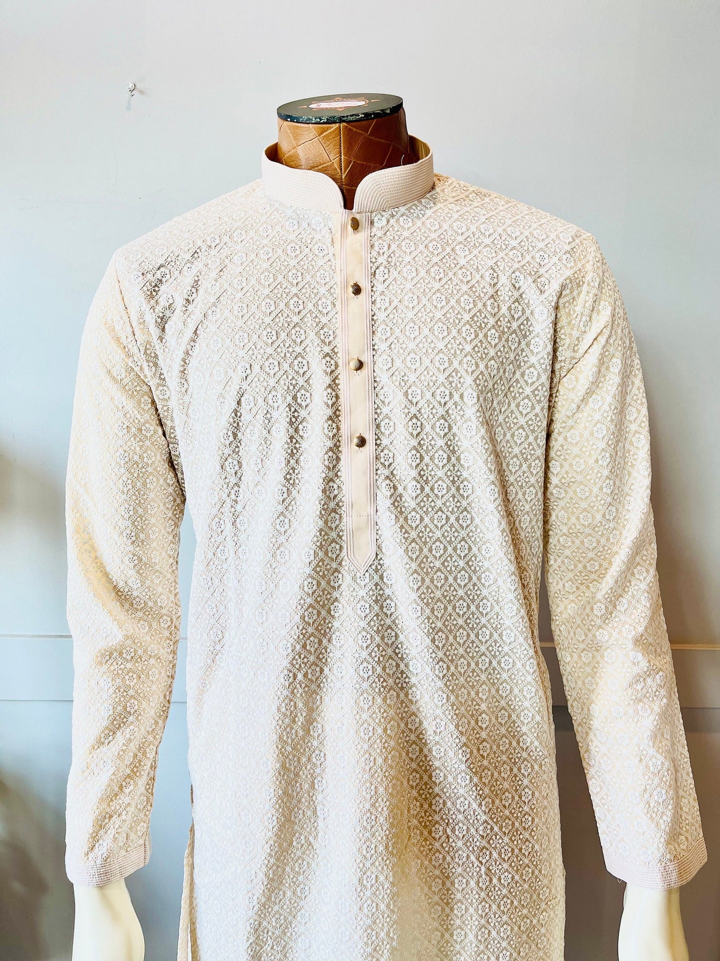 Peach kurta