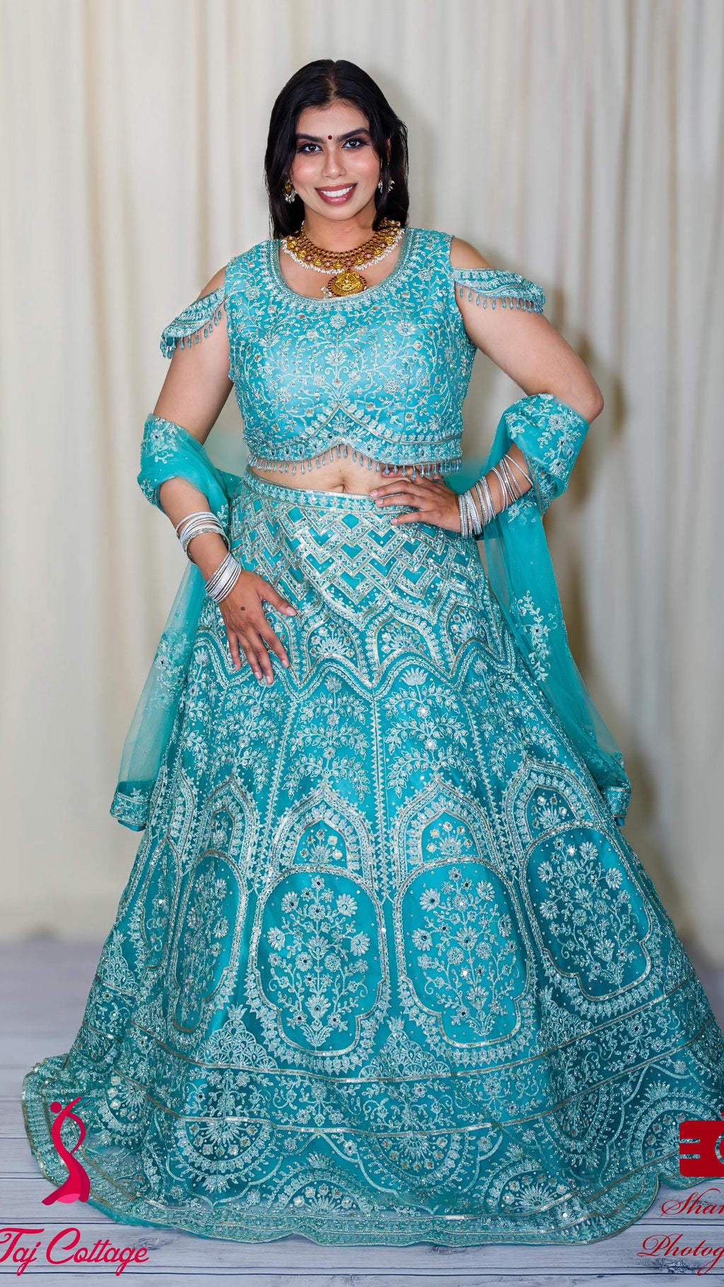 Light Turquoise Bridal Lehnga