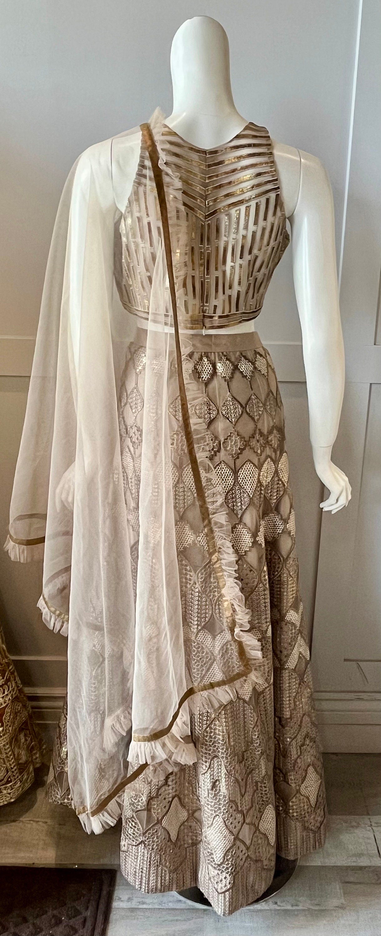Sequin Grey Lehnga