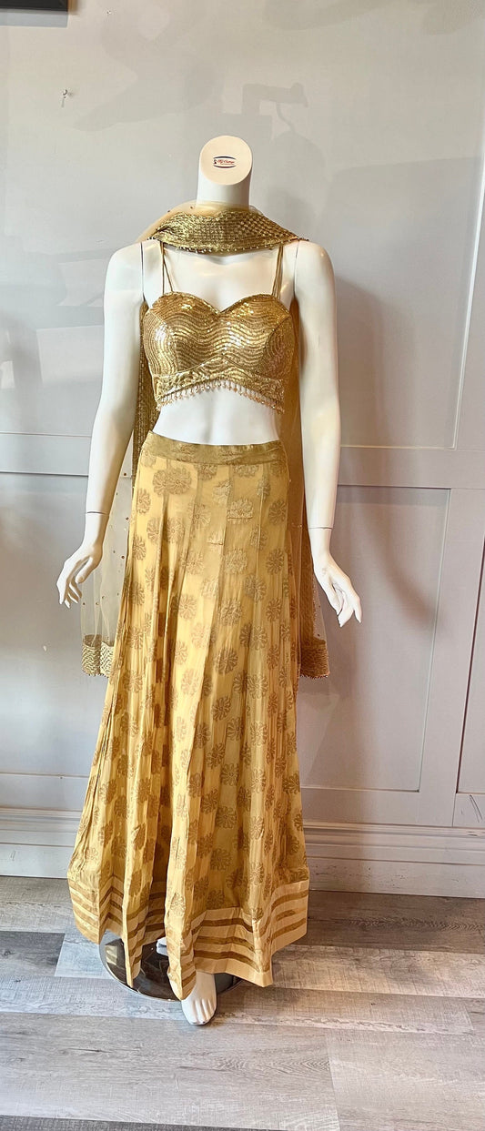 Gold  Lehnga
