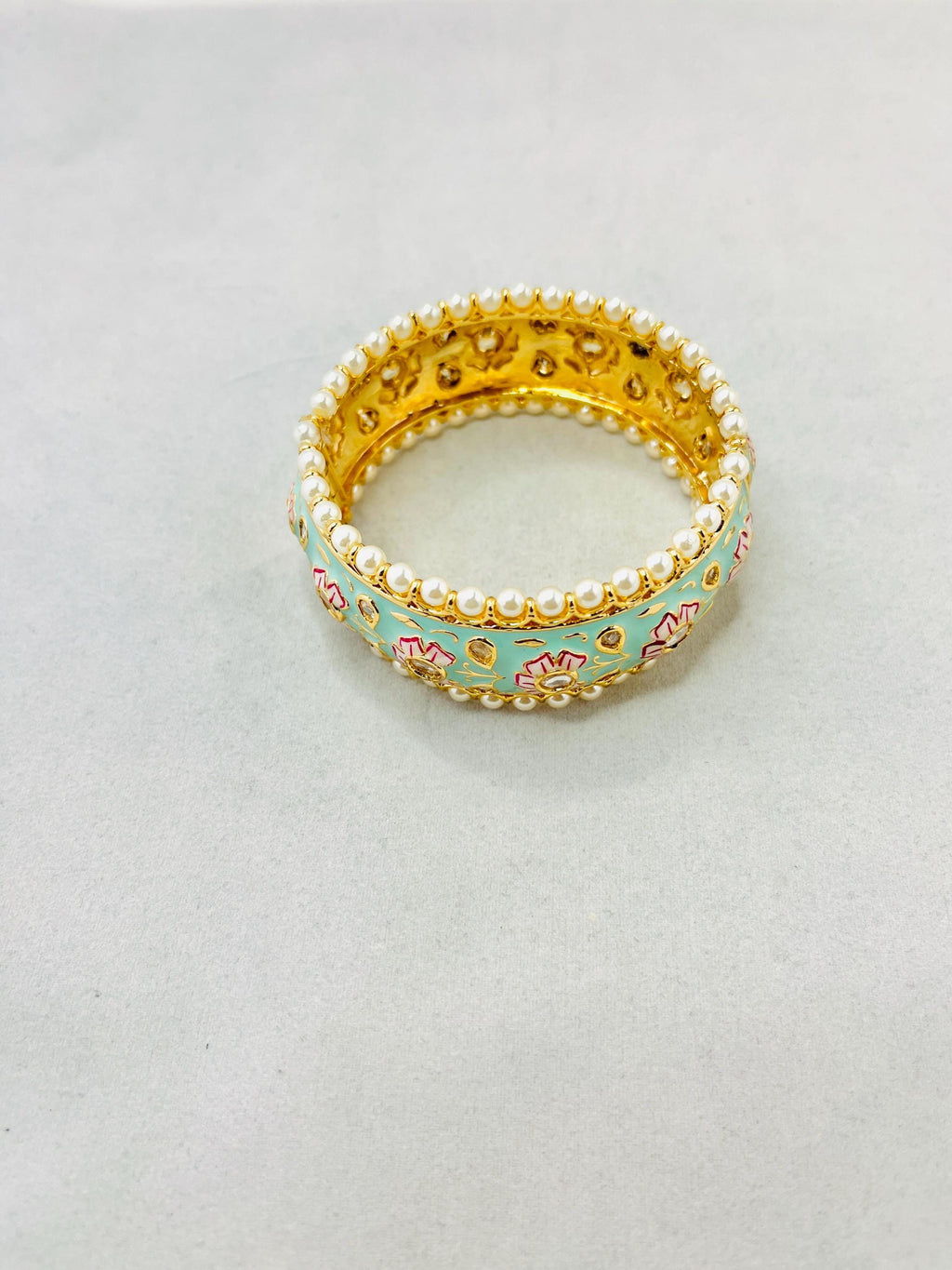 Light Blue Meenakari Bracelet