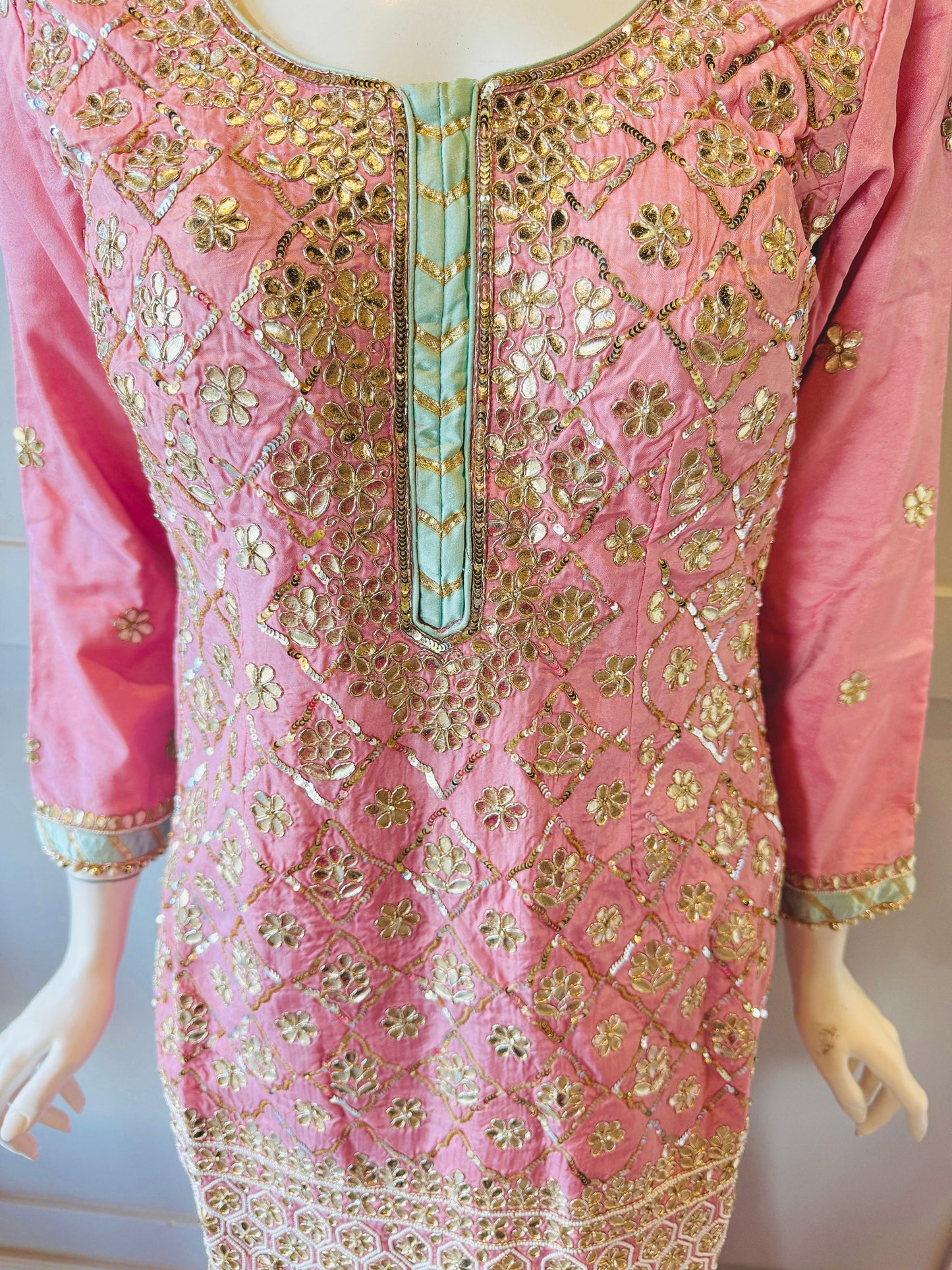 Pink Sharara Set