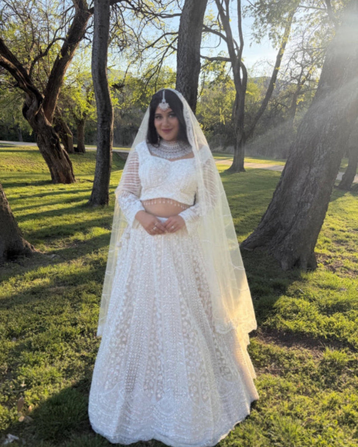Off-White Bridal Lehnga Set