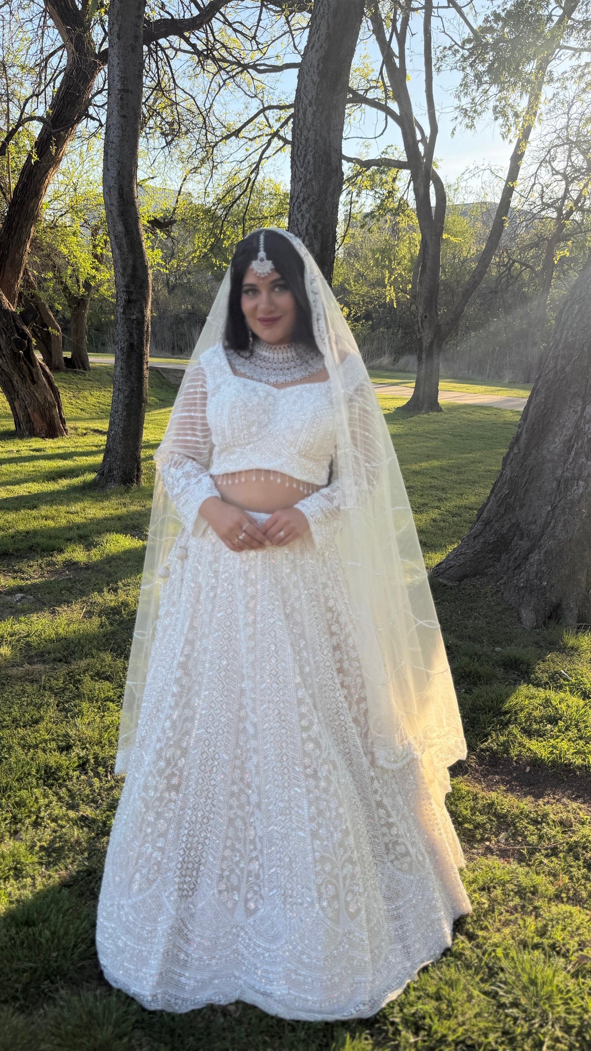 Off-White Bridal Lehnga Set