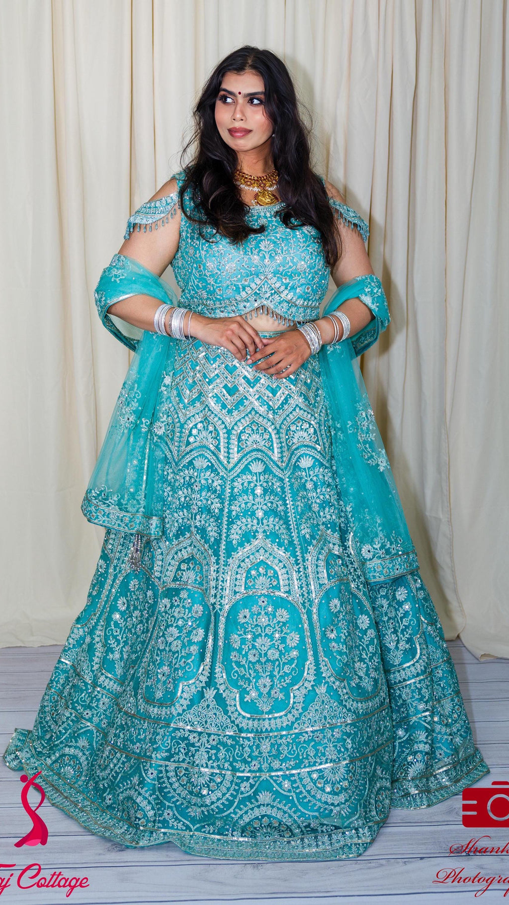 Light Turquoise Bridal Lehnga