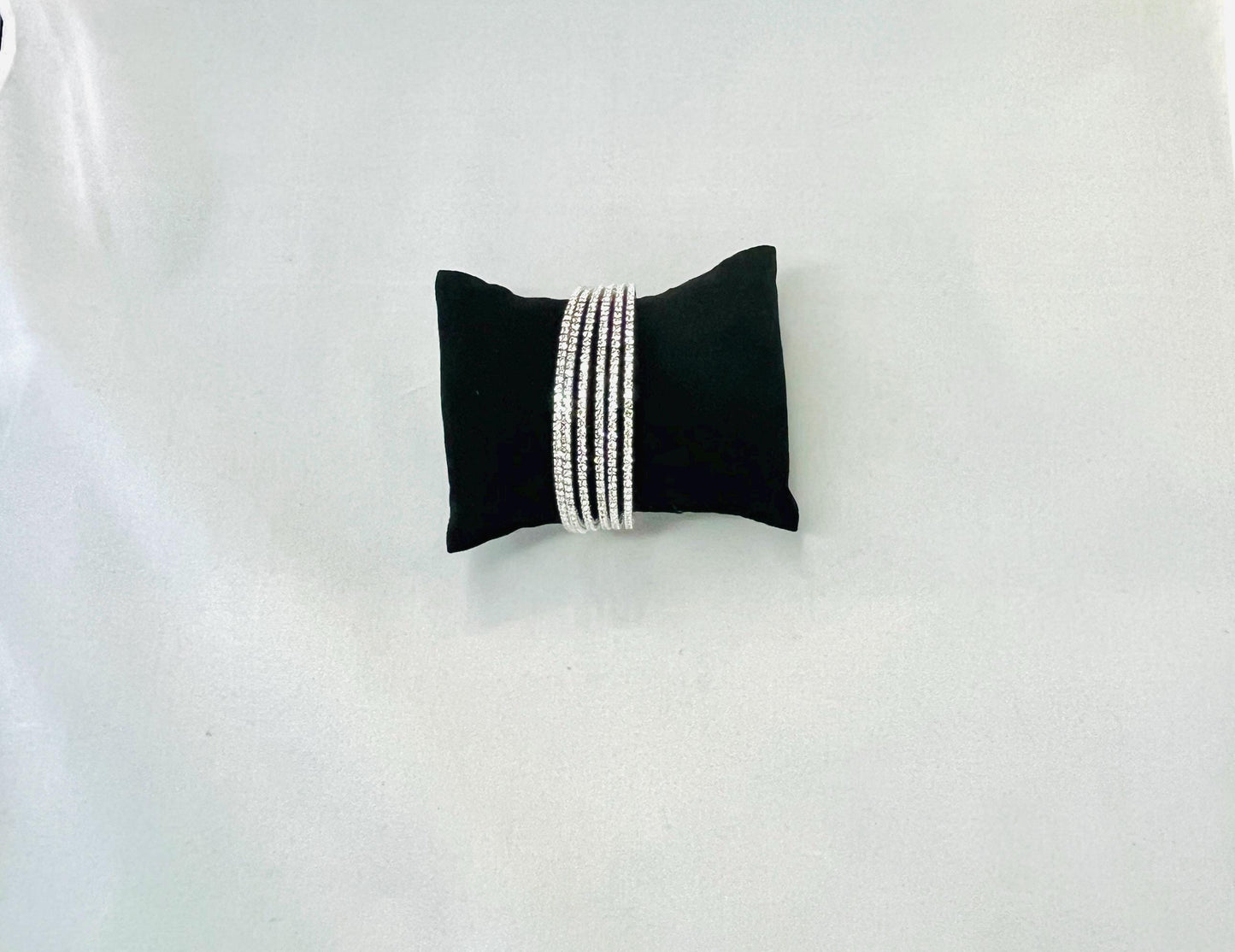 Silver-Colored Bangles