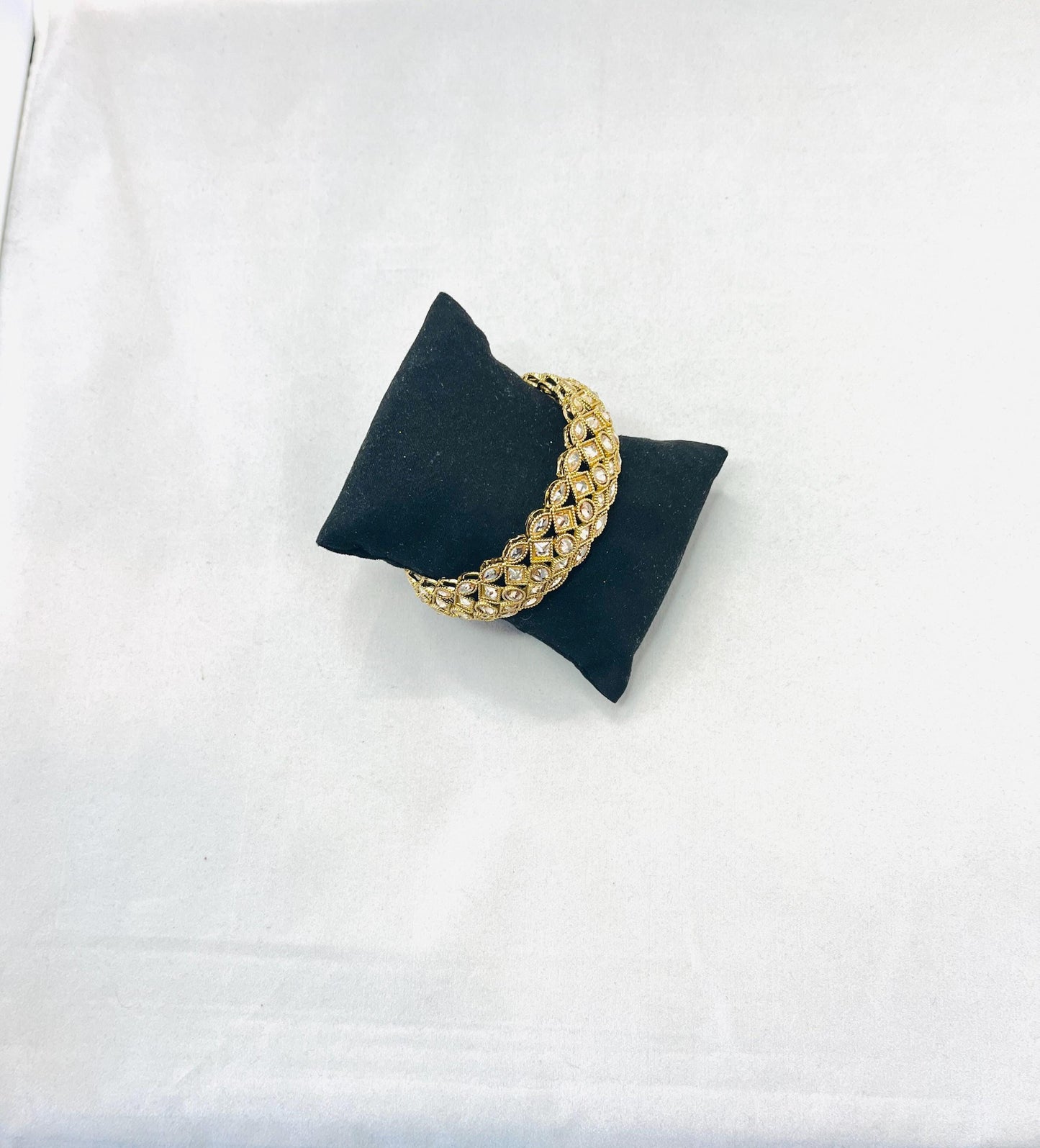 Gold-Toned Designed Bangle