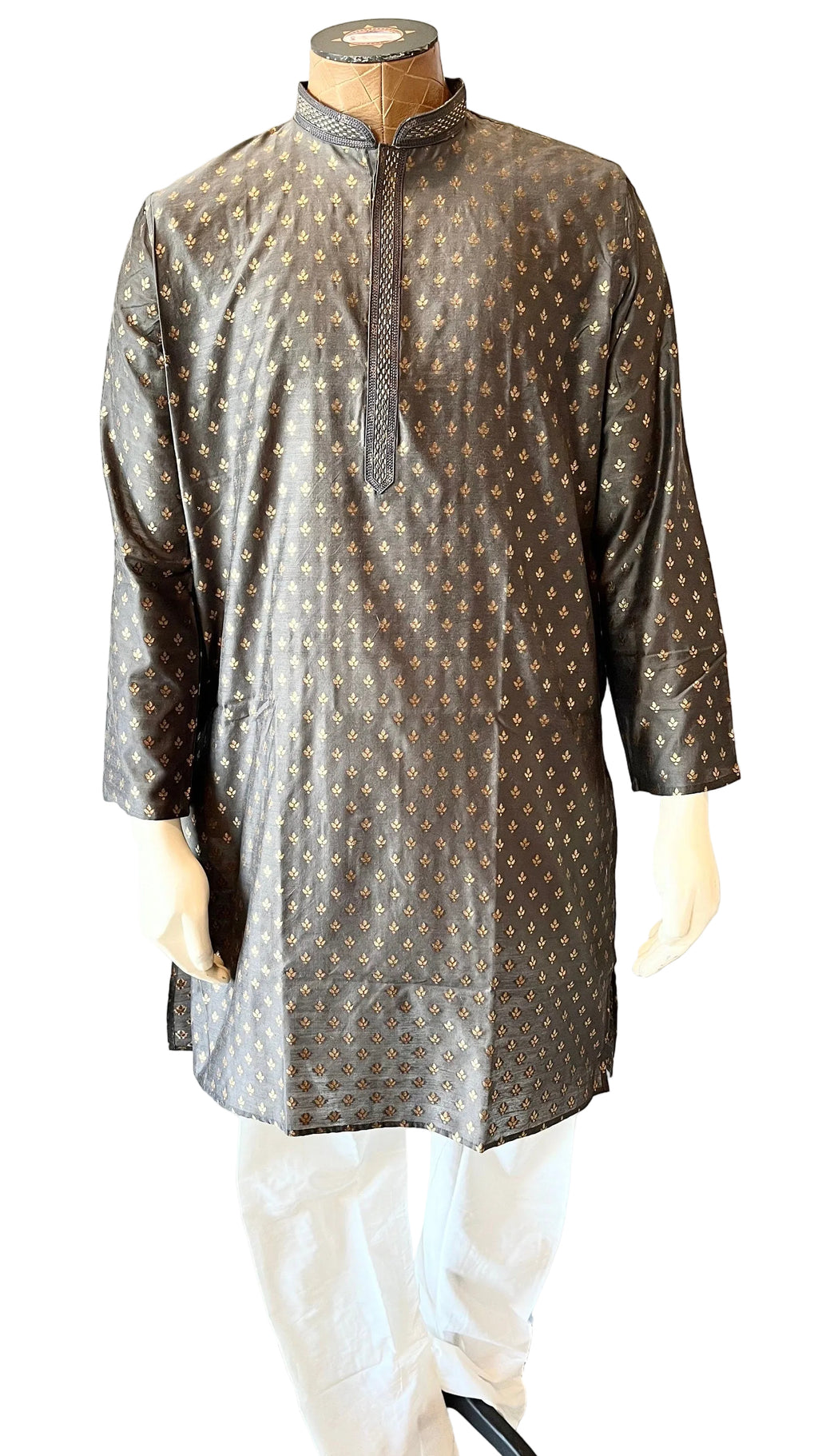 Brown and Gold Kurta