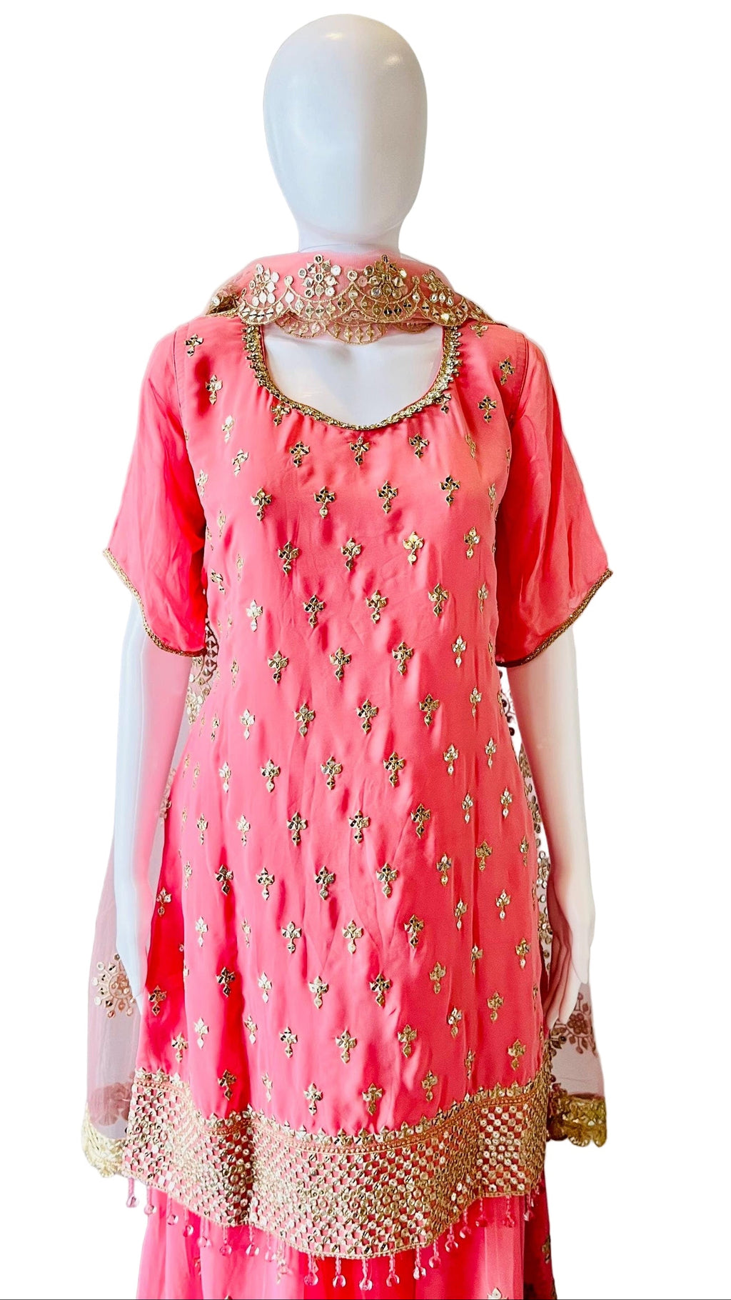 Pink & Gold Palazzo Set