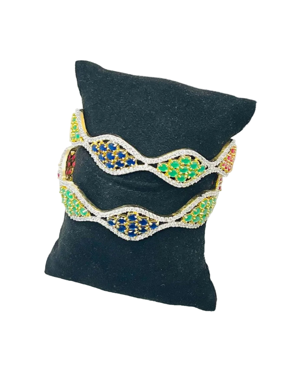 Multi-Colored American Diamond Bangles