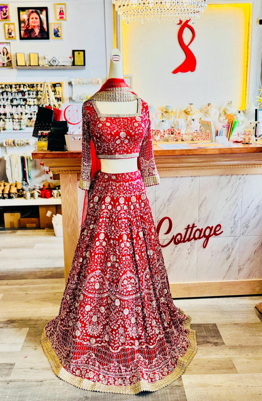 Red Bridal Color Lehnga