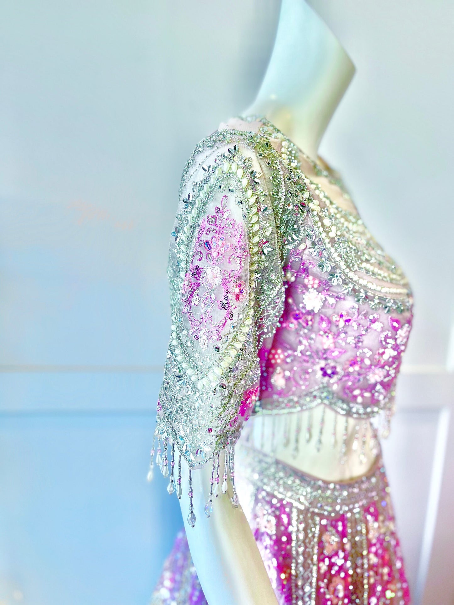 Lavender Color Bridal  Lehnga