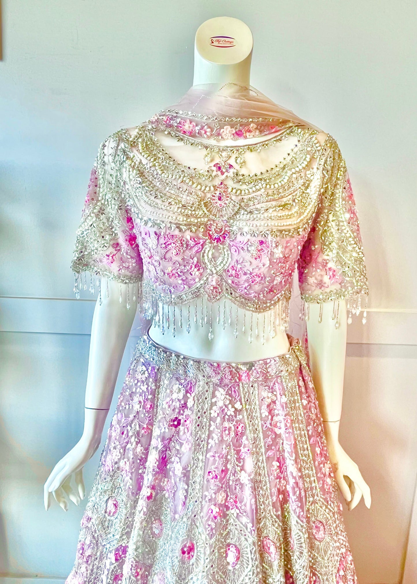 Lavender Color Bridal  Lehnga
