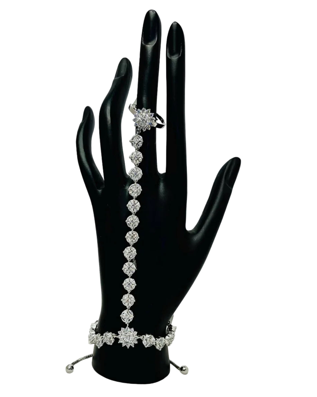 Silver Bracelet With Ring