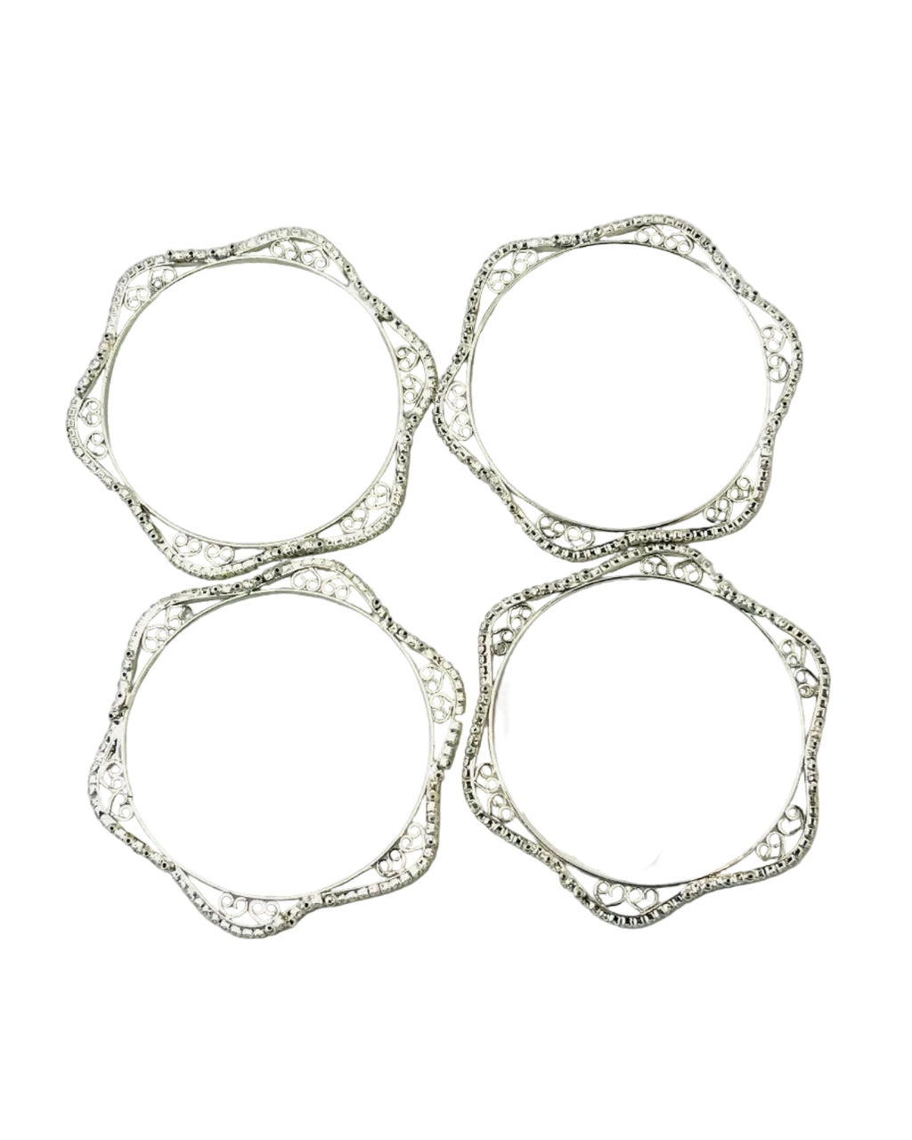 Silver-Colored Bangles