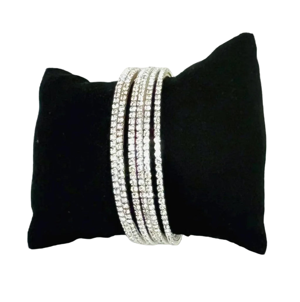 Silver-Colored Bangles