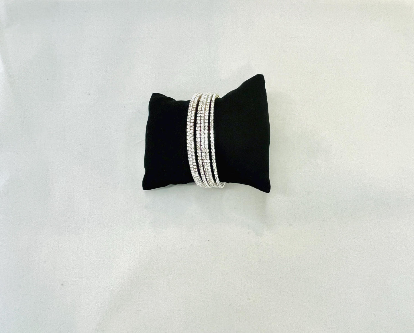 Silver-Colored Bangles