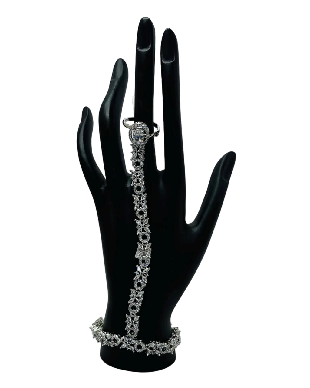 Silver Bracelet with Ring