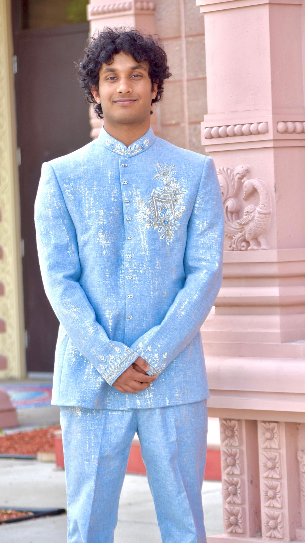 Jodhpuri Light-Blue Color Set