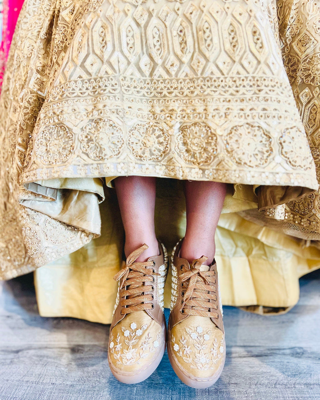 Fancy Tan Sneakers
