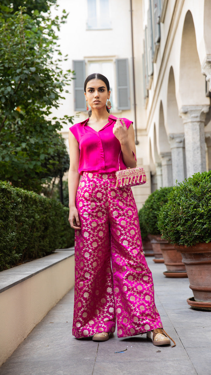 Pink Palazzo Set