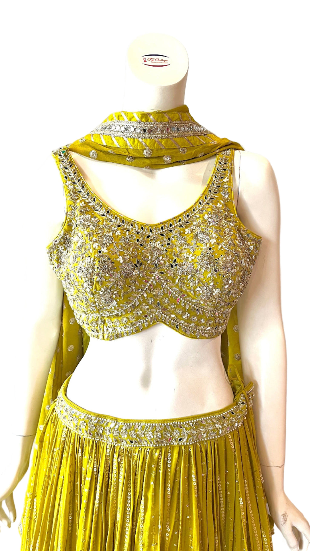 Green Lehnga