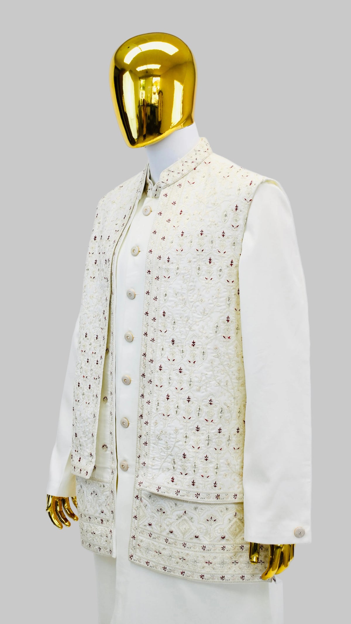 Ivory Indo-Western Set
