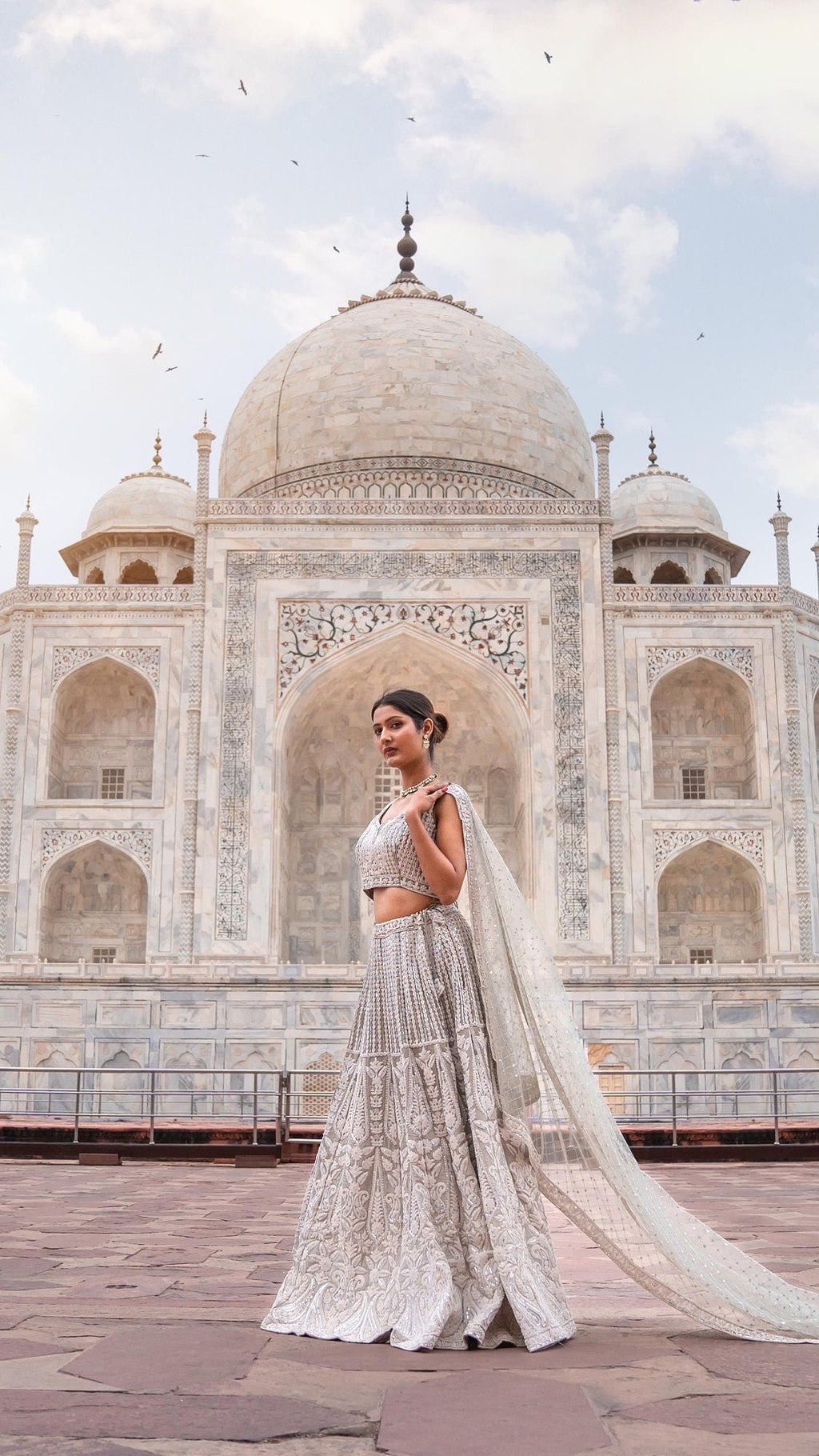 Sage Green Lehnga