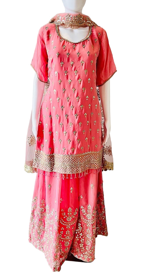 Pink & Gold Palazzo Set