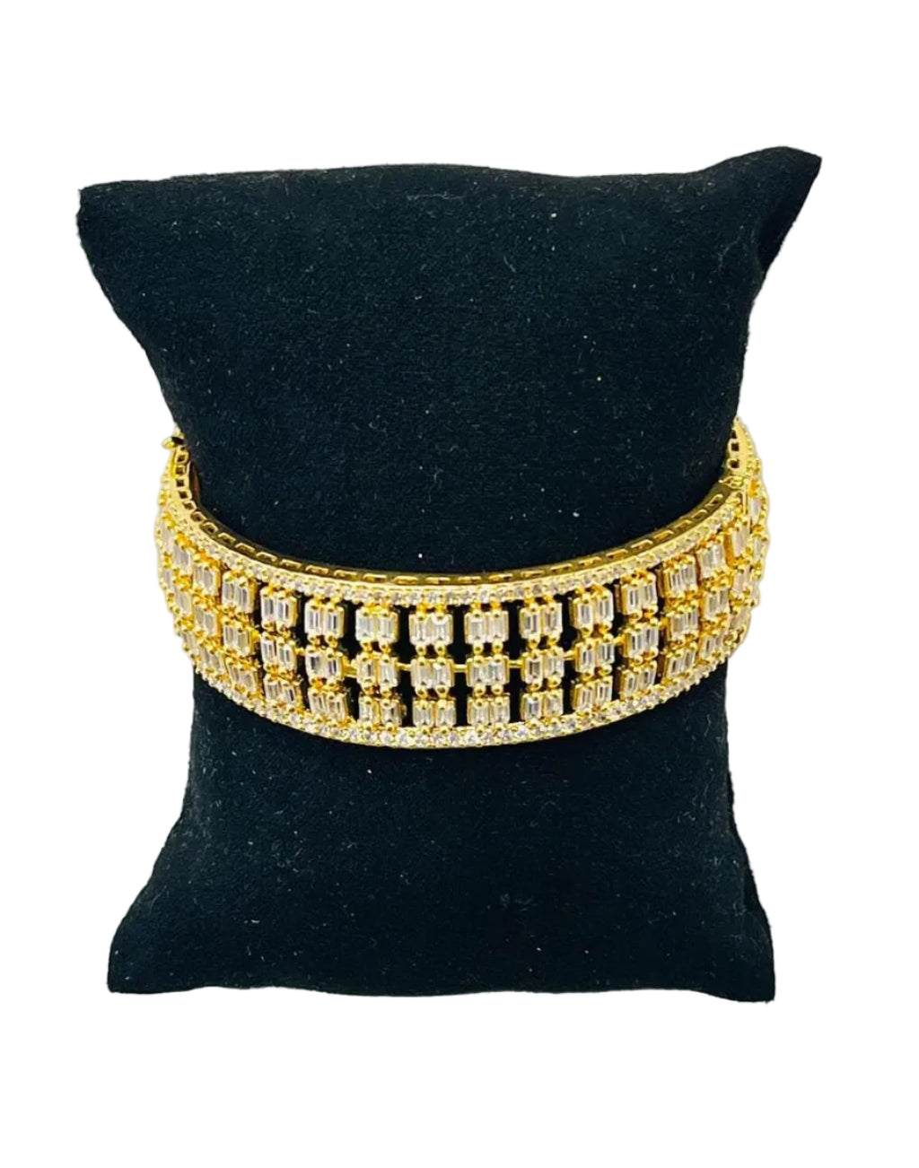 Gold Kundan Stone Bracelet