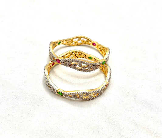 Crystal Diamond Stone Bangles