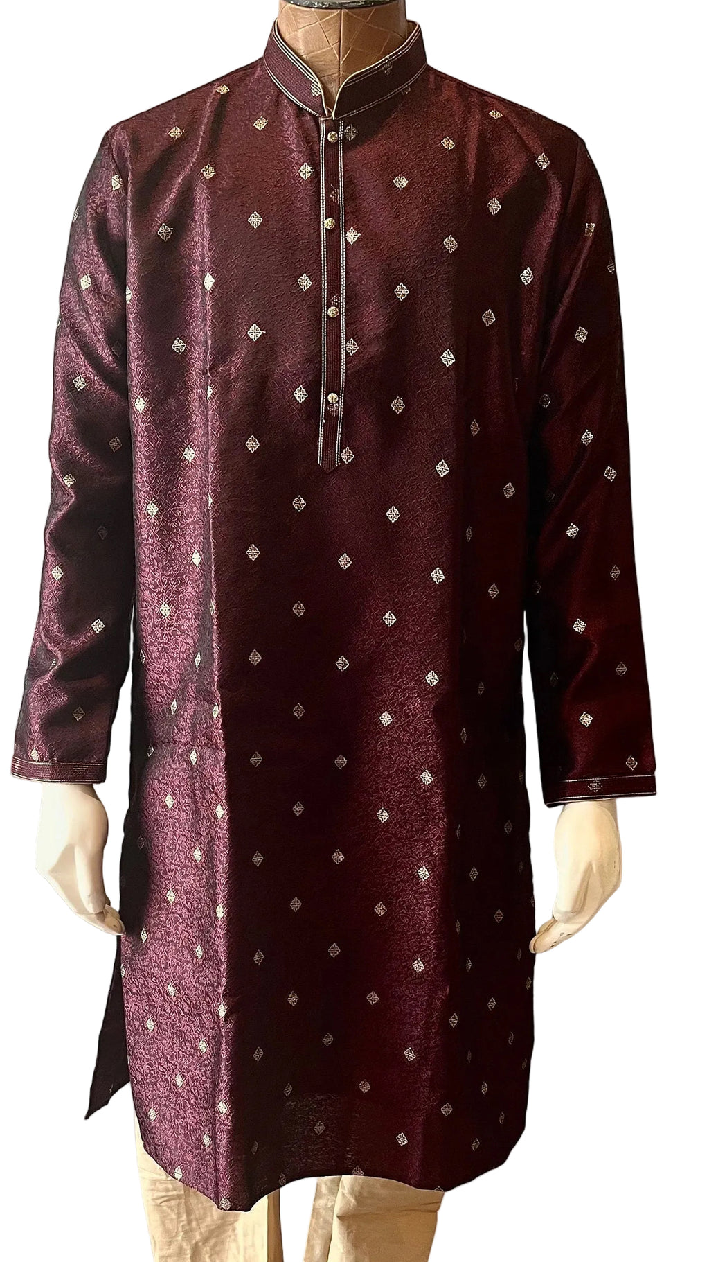 Wine Color Kurta