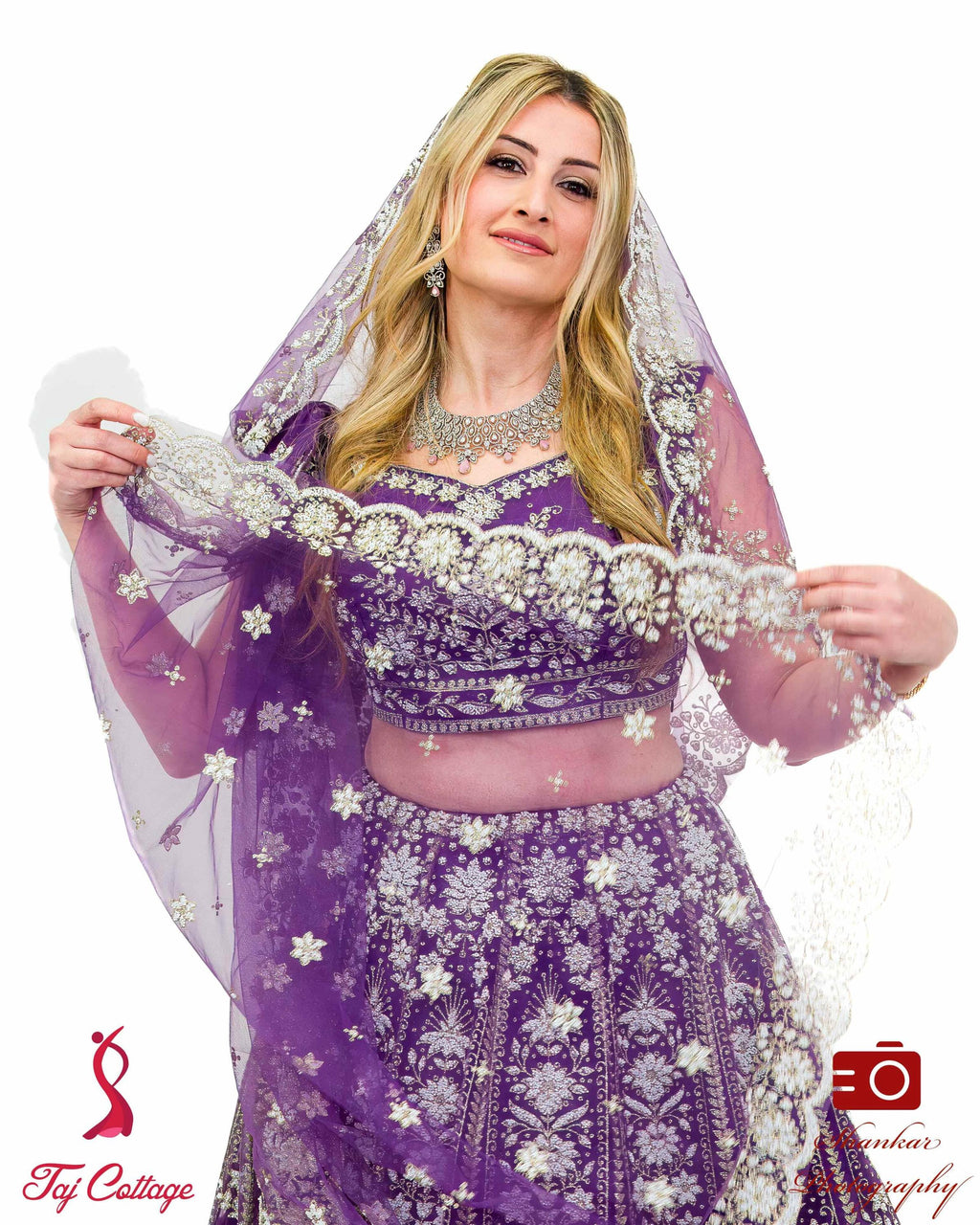 American Diamond Bridal Necklace Set