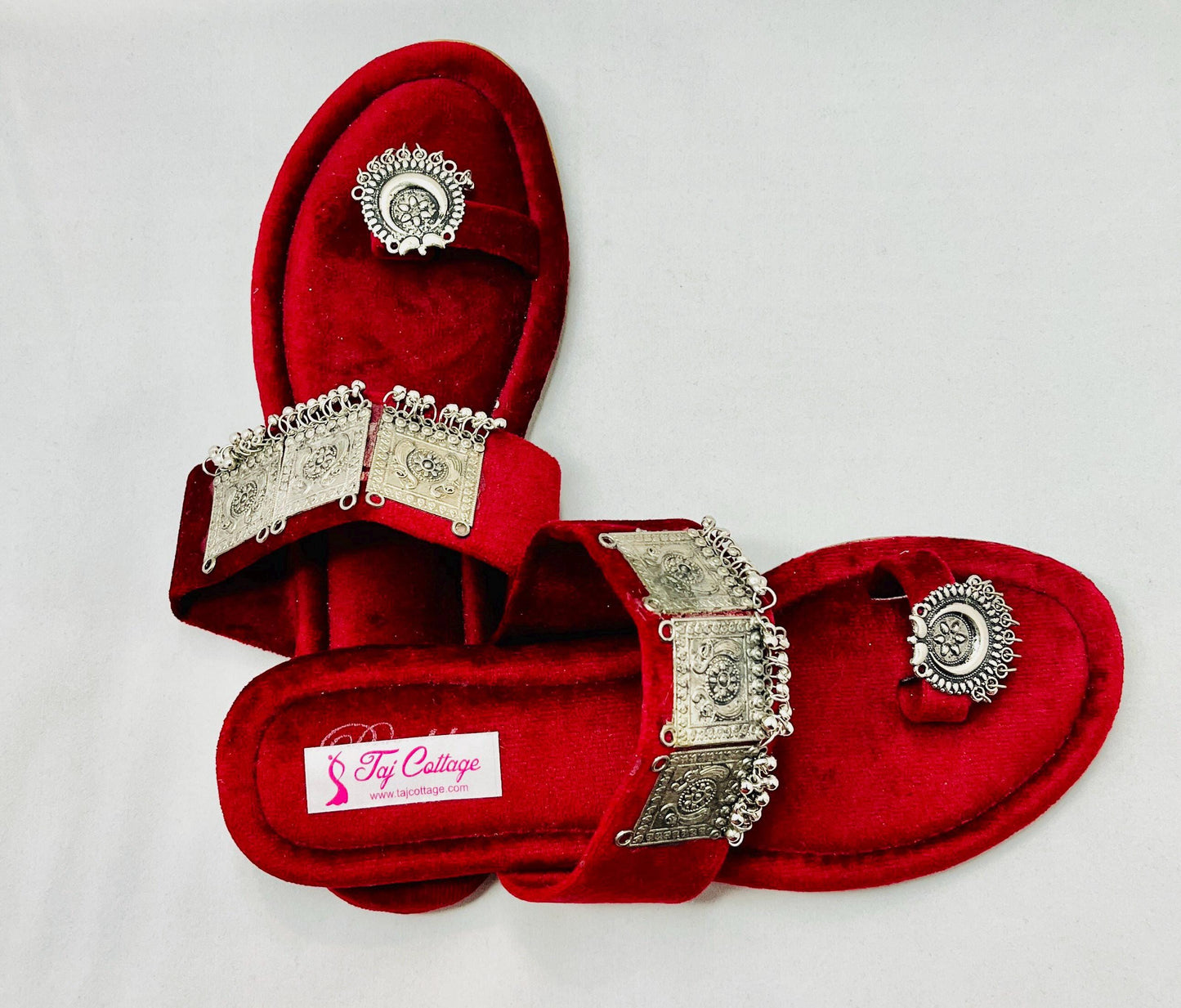 Red Velvet Color Sandals