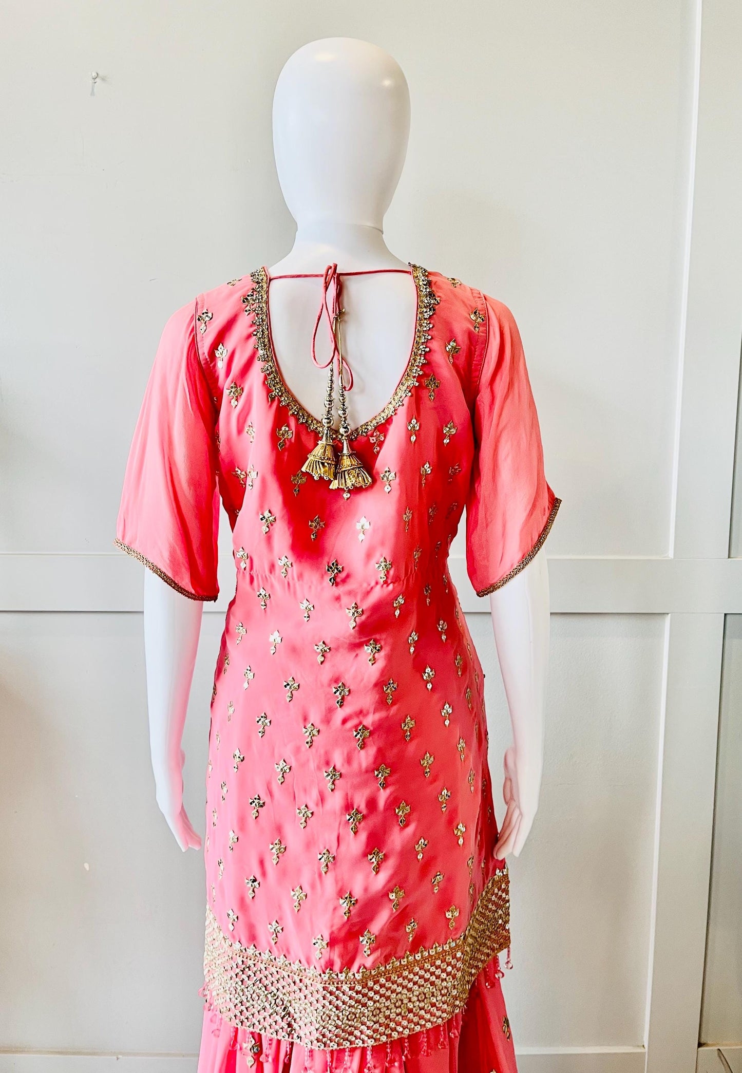 Pink & Gold Palazzo Set