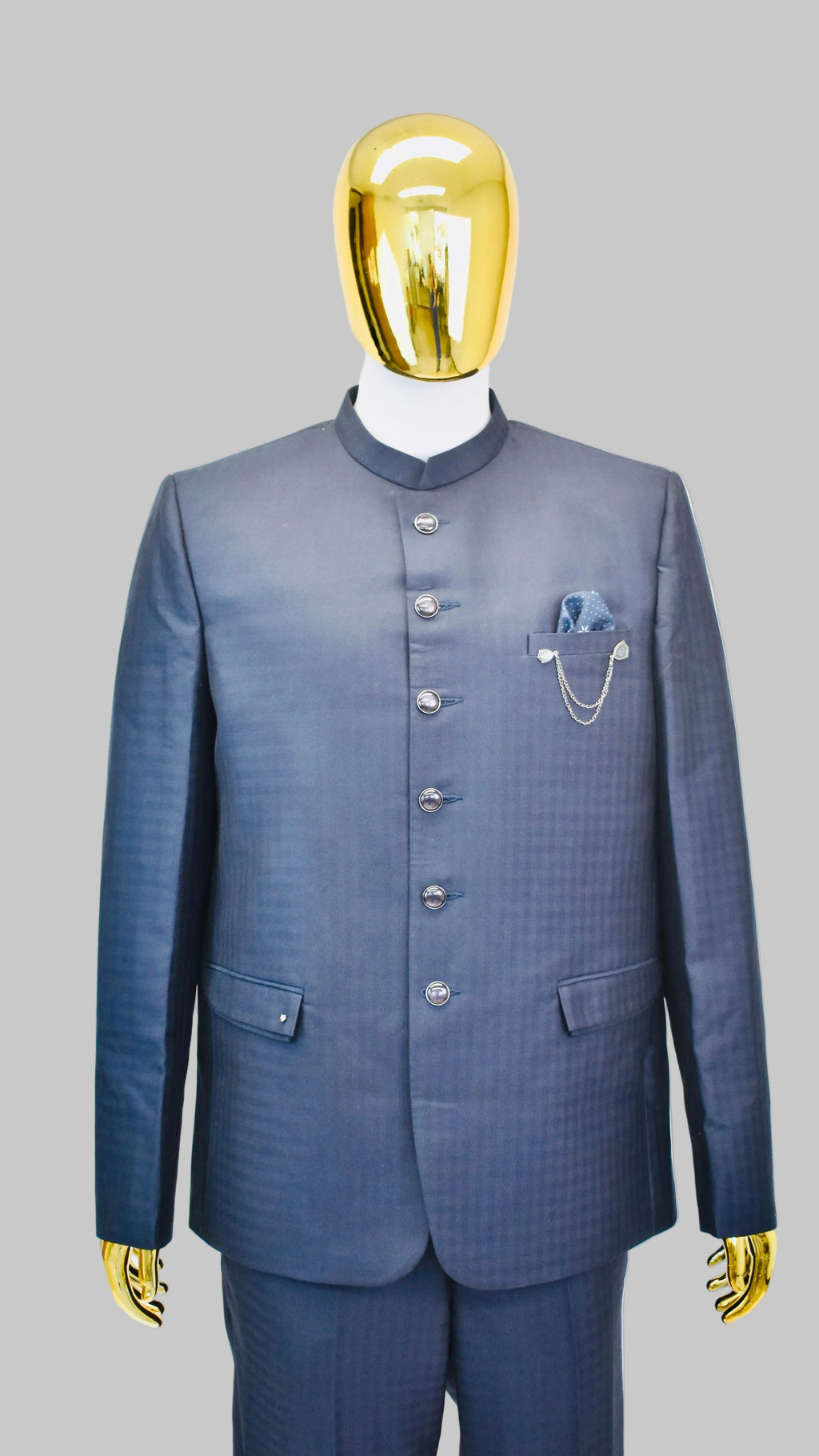 Navy Blue Jodhpuri Set