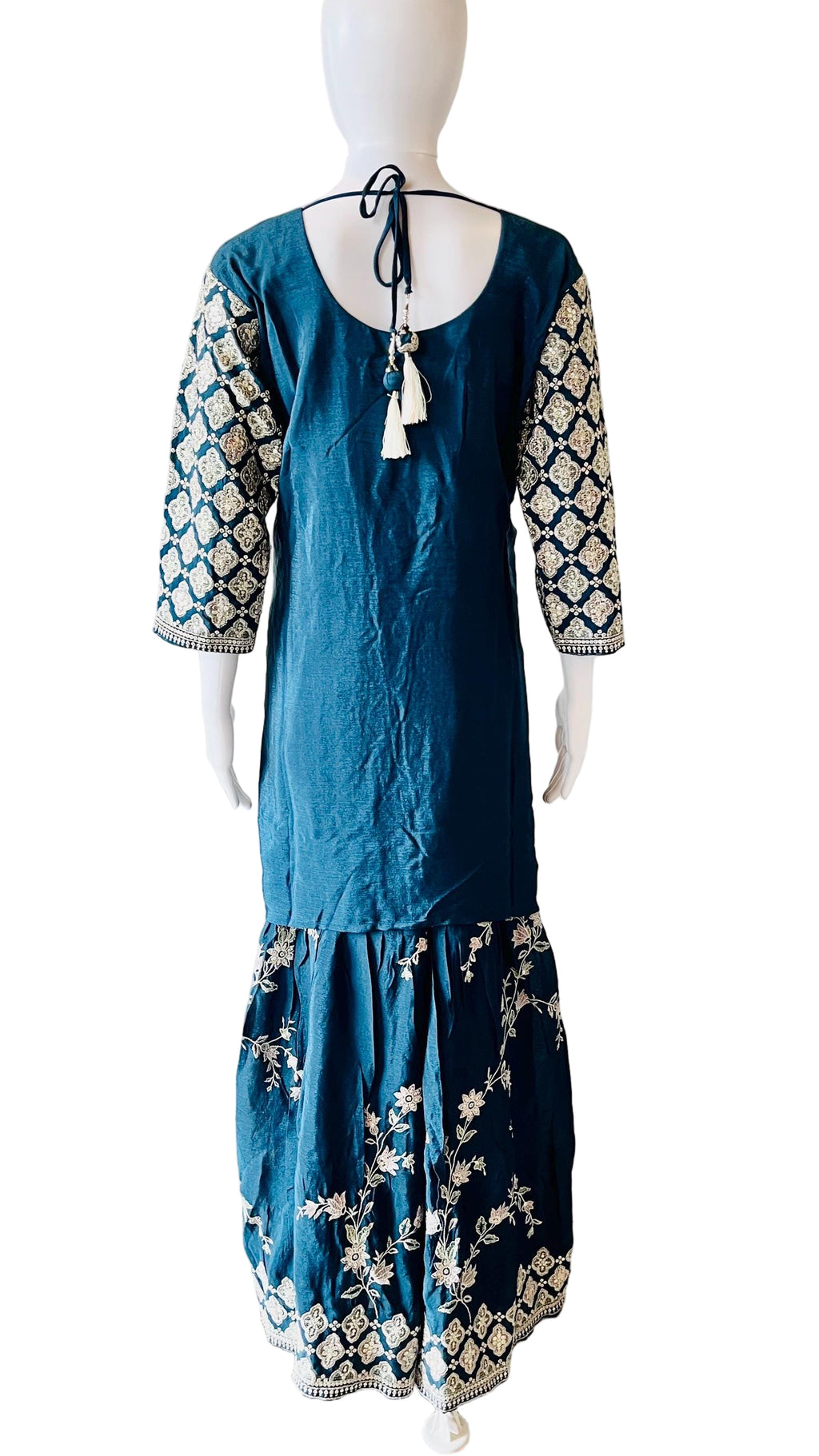 Peacock Color Palazzo Set